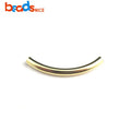 Beadsnice ID 25977 Brass Curved Liquid Arch Moon Elbow Tube Findings Jewelry Wholesale