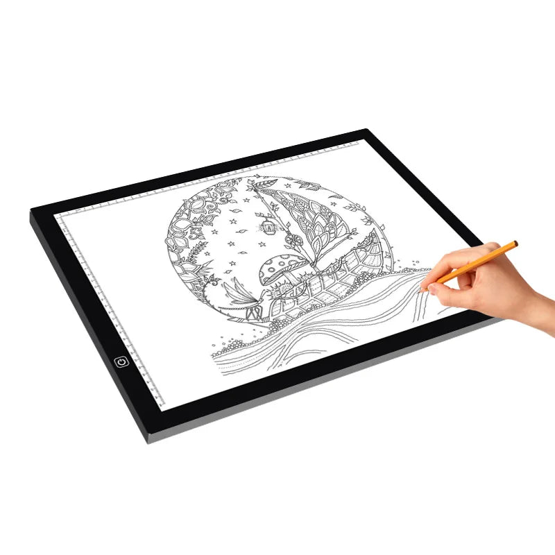 A3 Drawing Pad LED Art Graphics Table Light Box for Animation Sketching Designing Stenciling Drawing