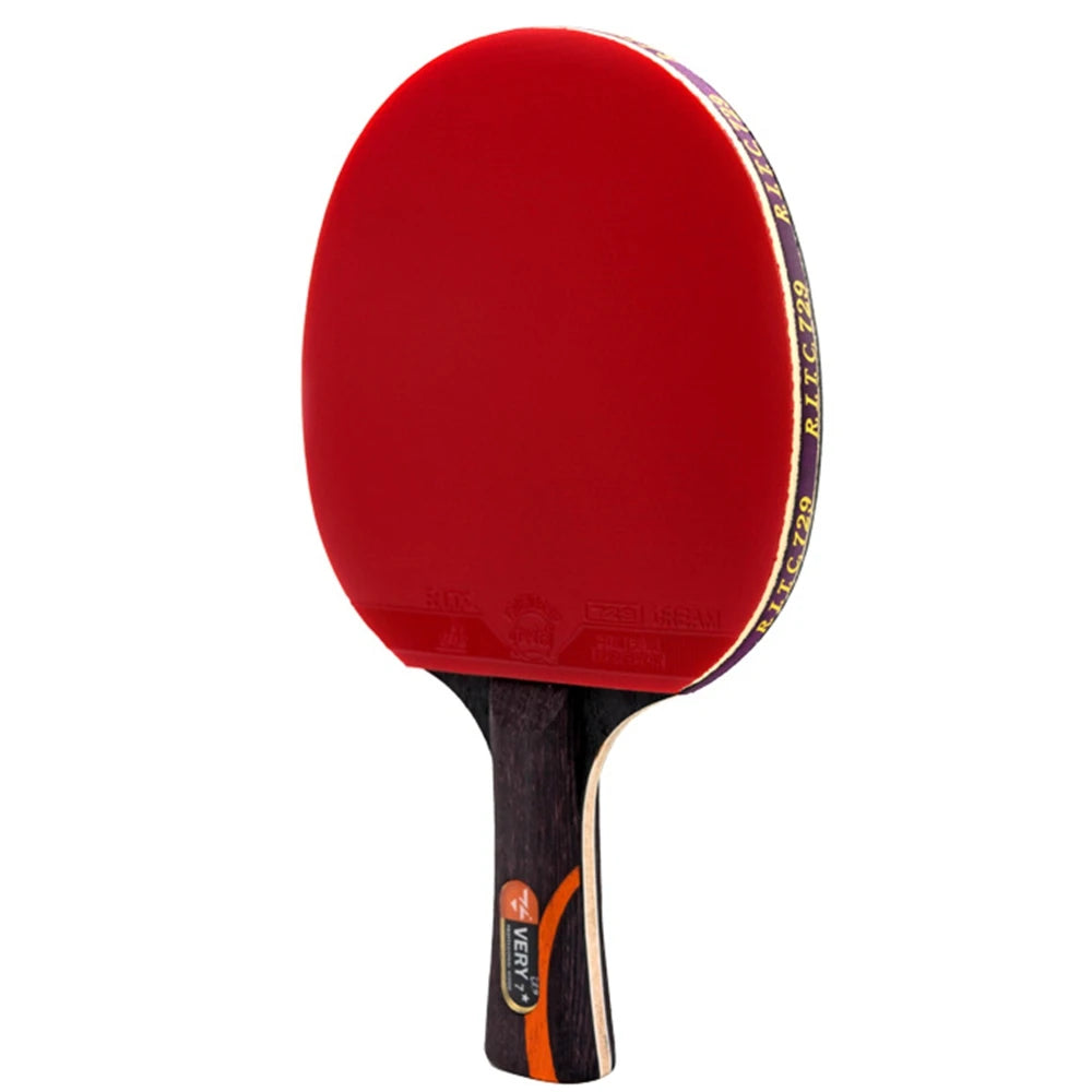 729 Friendship Professional Table Tennis Racket 7-Star Wood Bat with Grip Very Low MOQ for Trail Orders