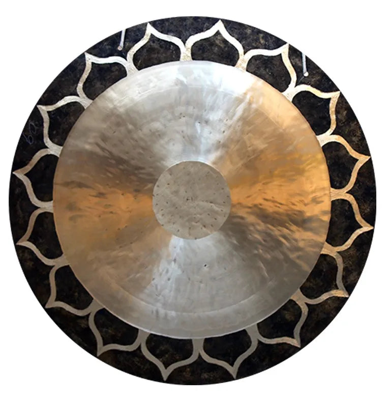32 Inch Lotus Wind Gong for Sound Healing Relaxation Meditation Etc Chinese Handmade Gong Sound Healing Gong