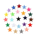 Custom Embroidered Fabric Star Patch with Sequins Iron-On Embroidery for Clothing
