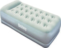 Bestway 67455 Lightweight 75 x 38 x 15-inch Air-Filled Inflatable Mattress for Camping Modern Design Home Furniture