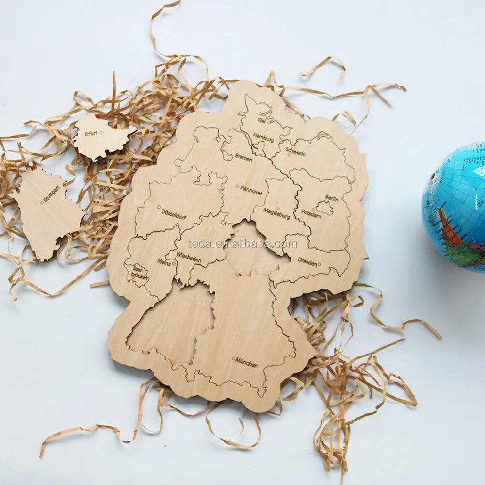 New Arrival Wood Caps Maps for Travelling Souvenirs