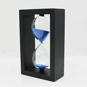 Modern Home Decoration Gift Wood 1 Hour Sand Time Hourglass
