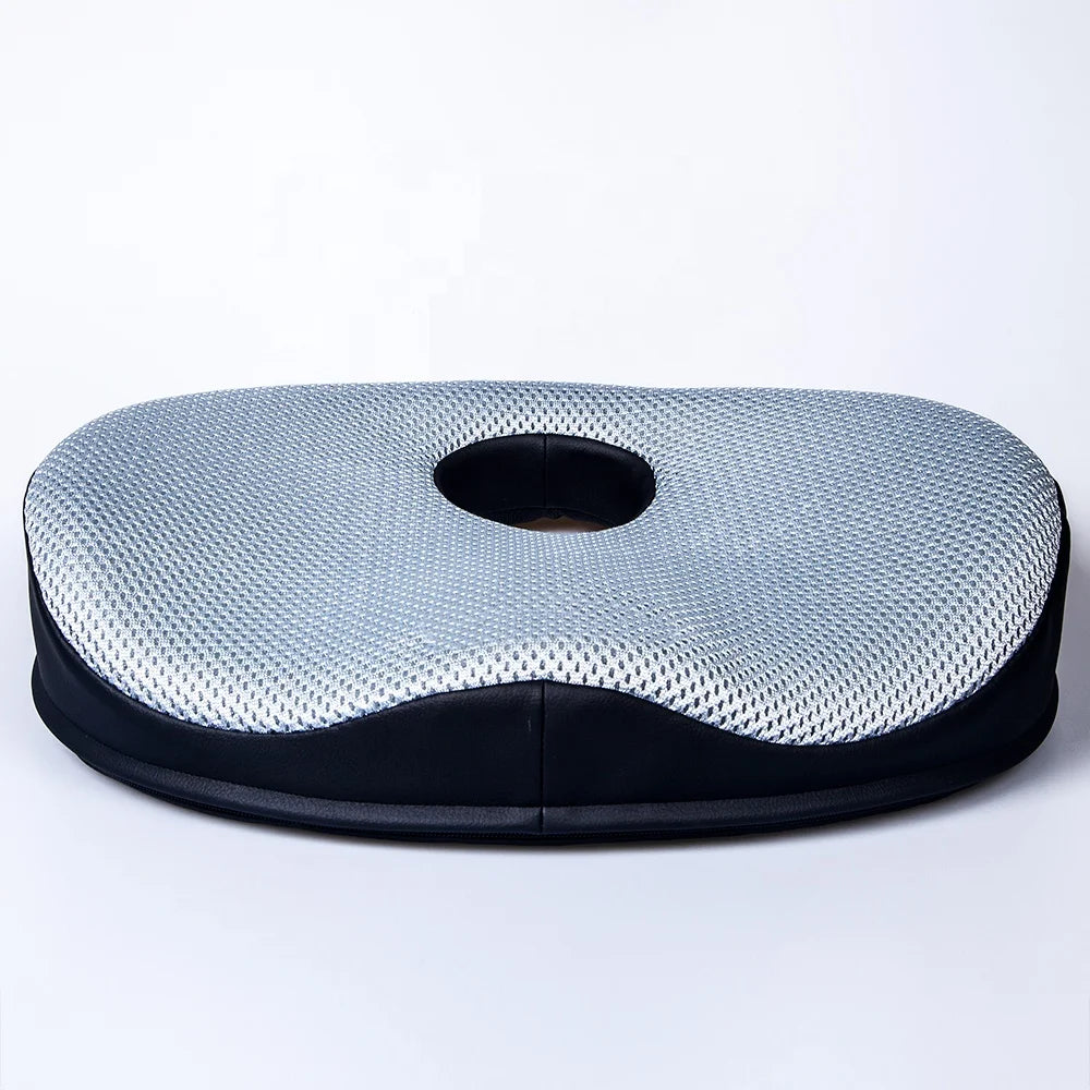 Orthopedic Seat Cushion Memory Foam Ergonomic for Wheelchair Home Use Hemorrhoid Sciatica Relief Thickened Hollow Slow Rebound