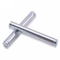 Customized Stainless Steel Straight Zinc Plated Safety Lock Pin Hinge Pin Shaft Pivot Clevis Pin with Both Groove HXL HXL-A587