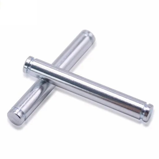 Customized Stainless Steel Straight Zinc Plated Safety Lock Pin Hinge Pin Shaft Pivot Clevis Pin with Both Groove HXL HXL-A587