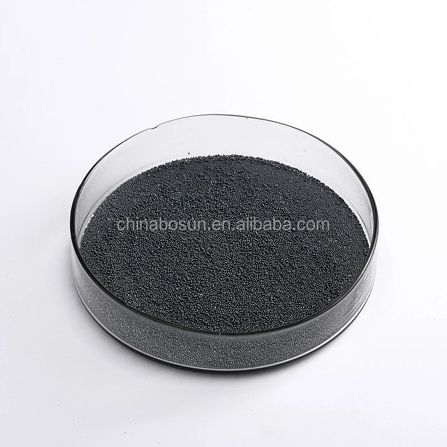 Bosun Sandblasting Abrasive Steel Shot S70110170 Round Shape 0.18-0.5mm Grain Sizes SAE Standard