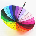 High-Density Waterproof Colorful Umbrella Shenzhen Factory Japan Customized logo Printing rainbow Umbrella