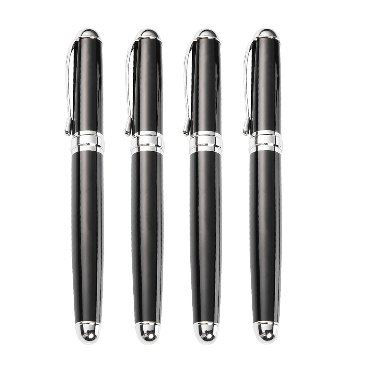JH Brand Factory Wholesale Black Office Use Premium Metal Roller Ball Pen