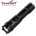 TANK007 TC01 Custom Powerful Flashlight Long Range Torch Light Security Linterna Advanced Led Tactical Torch Light Rechargeable