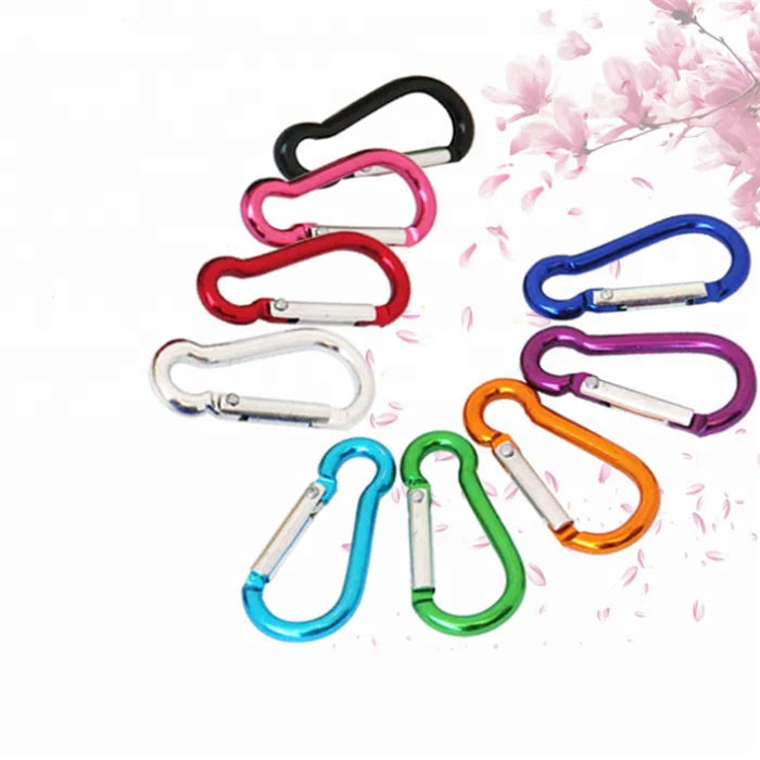Wholesale Aluminum Alloy Gourd Small Carabiner Hook Keychain