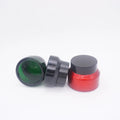 50g Red Blue Small Glass Jar 10g with  Plastic Gasket for Eye Cream
