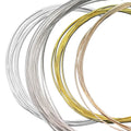 Beadsnice Wire Jewelry Round 16-28 Gauge Half Hard Spool Wrapping Solid 925 Sterling Silver Beading Wire Sold by  M 3.28 Feet /M