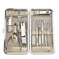 High-quality 12PCS/set Nail Art Manicure Tools Set Nails Clipper Scissors Tweezer Knife Nail Manicure Set