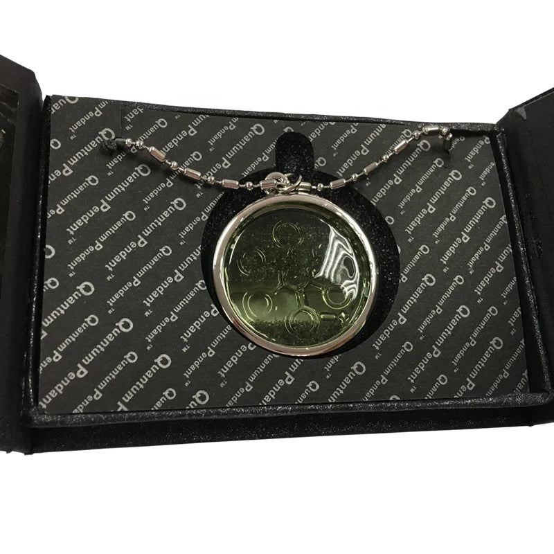 High Negative Ions Energy Bio Pendant 5000CC Quantum Energy Glass Green Jewelry BIO Necklace Fashion Jewelry Women