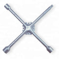 Universal 4 Way Lug Wrench with Iron Pad Cross Rim Wrench Metric Measurement System OEM Customization Support