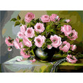 Europe Flowers DIY Painting by Numbers Acrylic Paint Handpainted on Polyester Canvas 40x50cm Framed/Unframed Home Decor Wall Art
