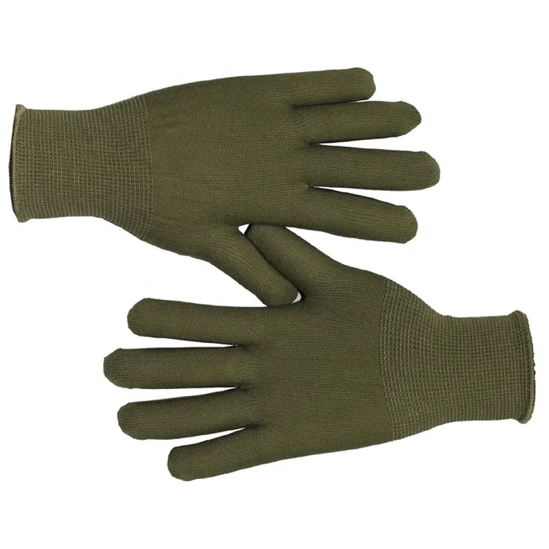 13 Gauge Bamboo Green Nylon Gloves Mounting Assembly Packaging Finishing Operations Handling of Bottles Luvas Guantes