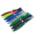 Long Line Commercial Fishing Squid Lure Soft Plastic Trolling Fishing Octopus Skirts Lumo Squids Skirt Fishing Lure Squid Lure