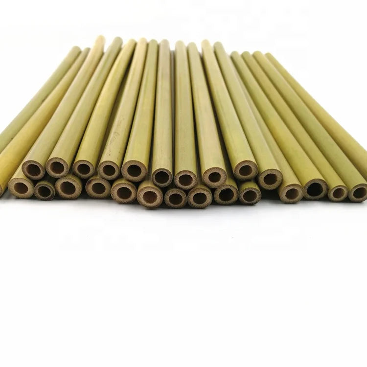 Spot Wholesale Handmade Natural Reusable Green Bamboo Drinking Straw