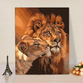 CHENISTORY 99017-Y  Custom Designs DIY Painting lion Paint by Number Kit Handmade Oil Painting on Canvas