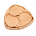 Creative Multifunctional Combination  3 Compartment  Food Storage  Box  with Lid