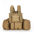 Tactical MOLLE Plate Carrier Vest Combat Steel Wire Reinforced Vest for Training & Hunting Outdoor Tactical Equipment