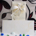 Africa Custom Embossing Butterfly Ribbon Folded Wedding Invitation and Elegant Invitation Cards