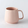 Bulk Ceramic Coffee Cup Custom Matte Glaze Pink Ceramic Mug
