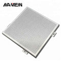 Modern Design 600x600 Aluminum Ceiling Tiles for Office Building Waterproof Fireproof Square False Ceiling with Brushed Finish