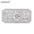 LUOTEEMI Jewelry Manufacturer Wholesale Free Shipping Latest Design Wholesale Wedding Brooch