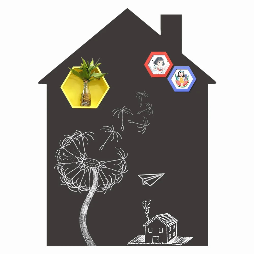 Preschool Chalkboard Sticker Classroom Support Chalk Drawing Chalkboard Can Cut Lovely Shape Board