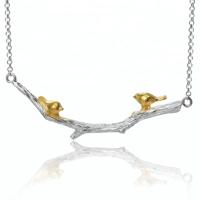 Lotus Fun Fashion 925 Sterling Silver Necklace Jewelry for Ladies Fine Jewelry for Women