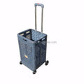 New Product Factory BEBONE Foldable Stair-climbing Luggage Cart with Wheels PP Metal Material