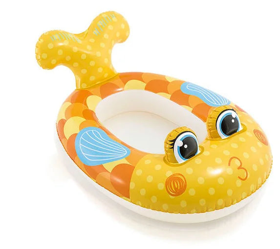 Intex 59380 Baby Seat Cartoon Swimming Pool Float for Kids for Water Sports