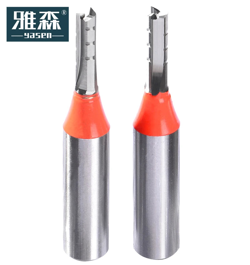 Yasen TCT 3 Flutes Slotting Bit Tools CNC Milling Cutter with Teeth for Woodworking