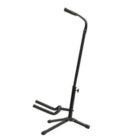 J-31B OEM Portable Vertical Guitar Stand with Foldable Neck Clamp Iron Material Durable Design for Multi-Guitar Use