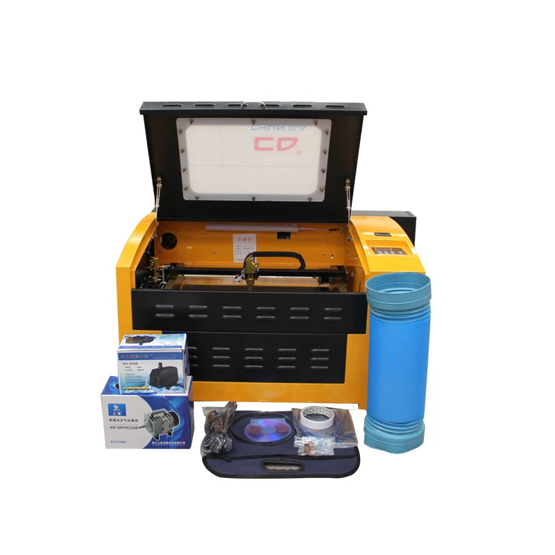 Clothing Fabric Engraving China Factory Small 5030 Co2 Cutter Fiber Foil Equipment Fractional Glass Inside Laser Cutting Machine