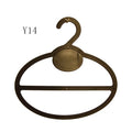 Scarf Hanger Round Plastic Design Injection Clothes Hotel Use PP Material Custom Logo Custom Color Multifunctional Luxury Black