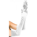 Wholesale Customized Color Satin Elbow Bridal Gloves for Women 38cm Appliqued Fashion Party & Wedding Long Gloves