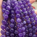 Natural Amethyst Stone Bead Strand 8mm Round Bead Amethyst Stone Beads for Jewelry Making