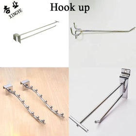 High-Duty Luxury High Edge Curved Price Bar Factory Wholesale Galvanized Hook Single-Sided Supermarket Rack Favorable Price