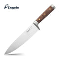 Angele New Ideas 2023 German 1.4116 Steel 8" Japanese Kitchen Knives Razor Sharp Chef Knife Pakka Wood Handle Eco-Friendly