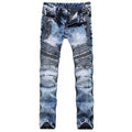 Wholesale Biker Damaged Jeans Pants Men