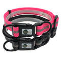 Customizable Reflective Nylon Dog Collar New Arrival Waterproof PVC Coated Adjustable Breakaway Durable Use Solid Plastic