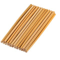 Spot Wholesale Handmade Natural Reusable Yellow Bamboo Straws Biodegradable Bar Accessories