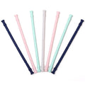 Hot Sell Food Grade 20cm Straight Collapsible Flexible Non-Toxic Dishwasher Safe Eco-Friendly Silicone Straw