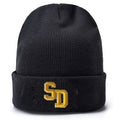 Custom 3D Embroidered Winter acrylic Knit Hat Fashionable Warm Beanie for Wearing