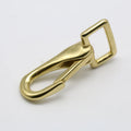 Durable Solid Brass Metal Snap Hook Safety Bridle Buckle Slide for Horse Accessories Bag Parts Accessories